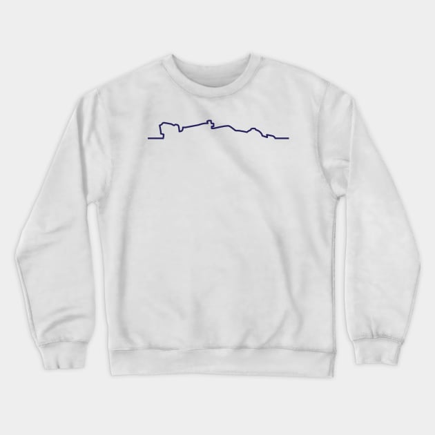 Red Bull F1 Car Line Art - 2022 Model Crewneck Sweatshirt by GreazyL